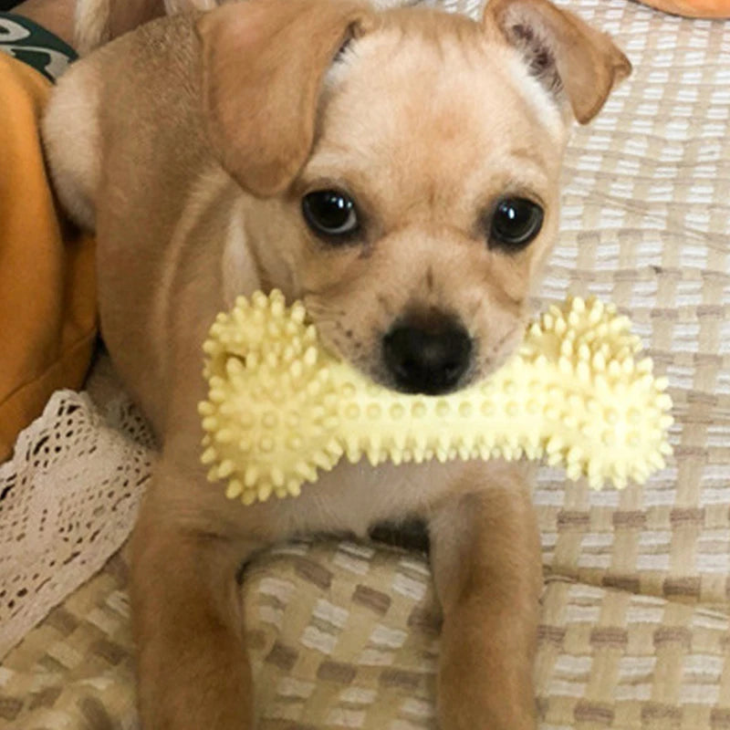 Pet Dog Toys For Small Dog Chews TPR Knot Toys Bite Resistant Molar Teeth Cleaning