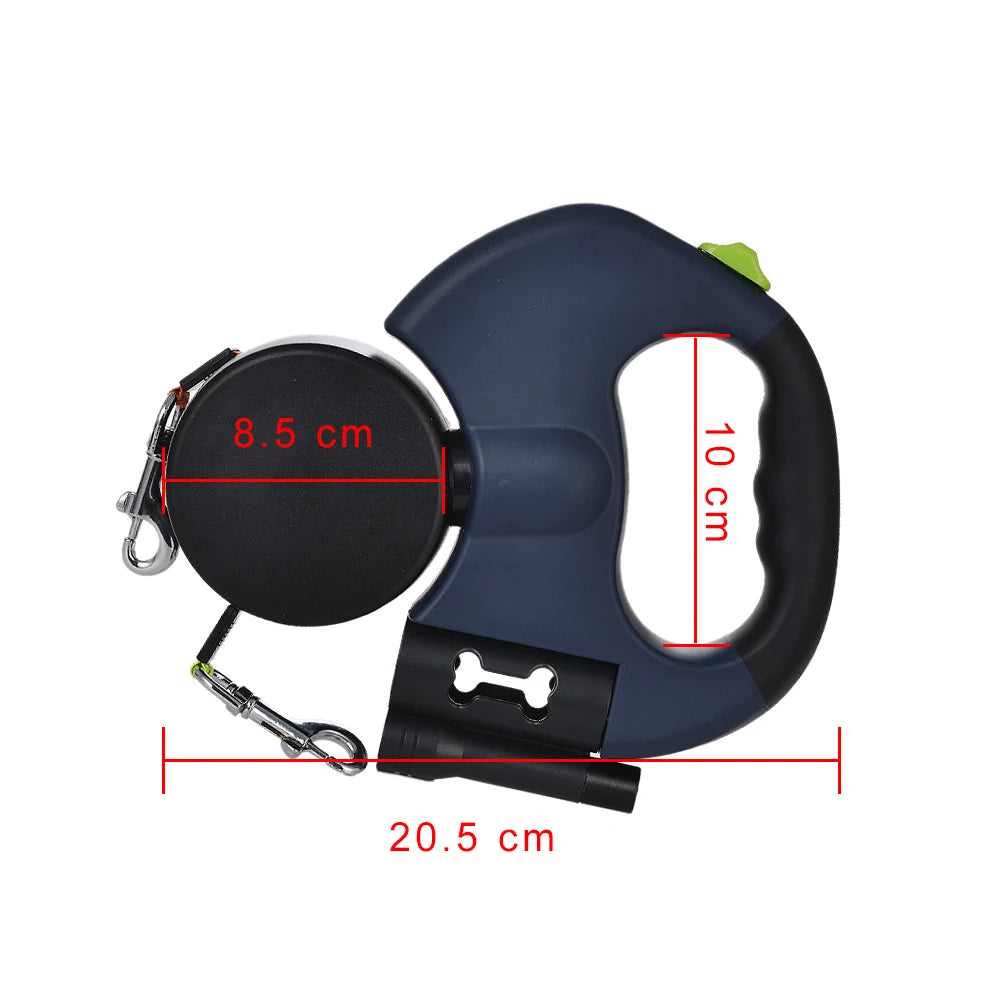 Retractable Dog Leash For Small Dogs Reflective Dual Pet Leash