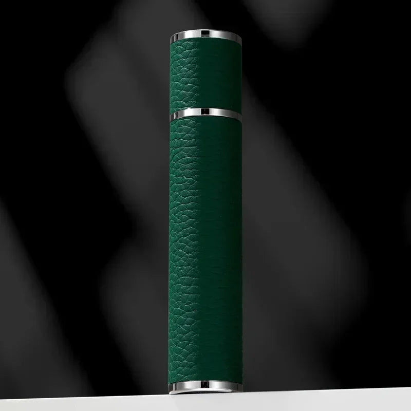 10ML Portable Compact Leather Perfume Bottle Multipurpose Sprayer Refillable Empty Perfume Atomizer for Travel Outdoor Container