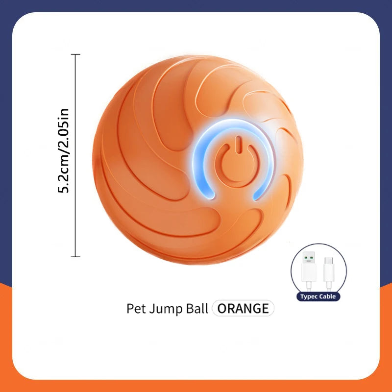 Smart Dog Toy Ball Electronic Interactive Pet Toy Moving Ball USB Automatic
