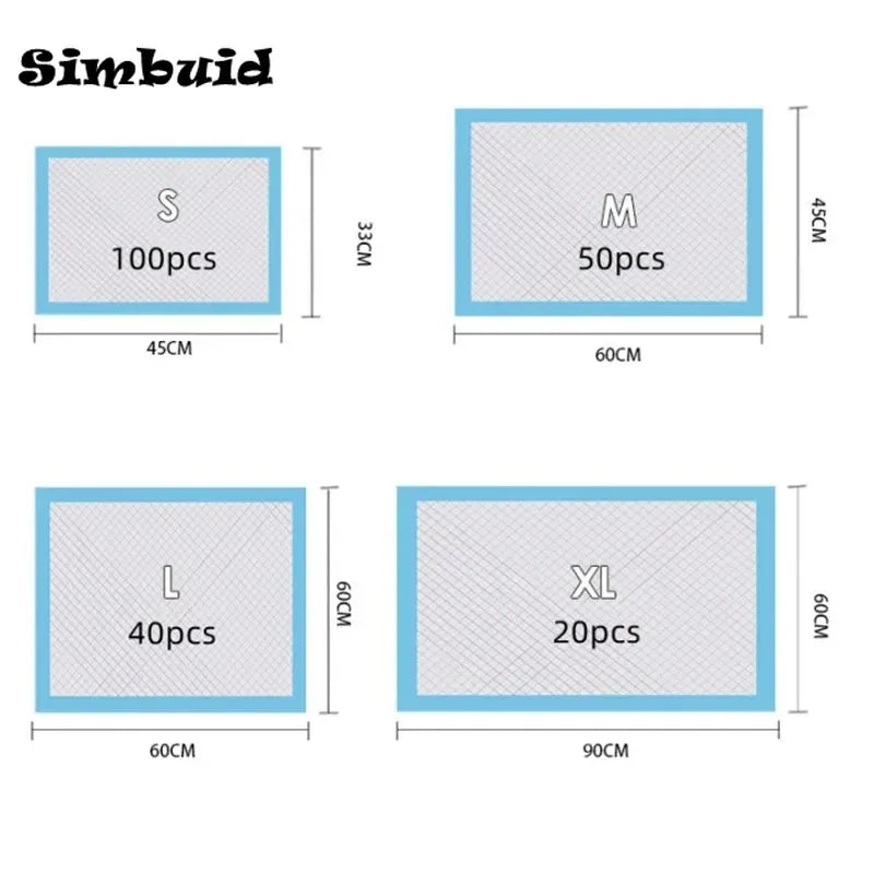 Super Absorbent Pet Diaper Dog Training Pee Pads Disposable