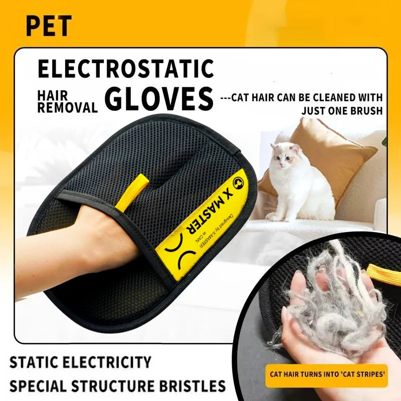 Pet Hair Remover Gloves Electrostatic