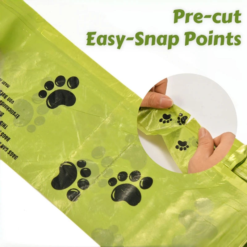 Biodegradable Poop Bags portable and Leakproof - Thickened Dog/Cat Waste Bags