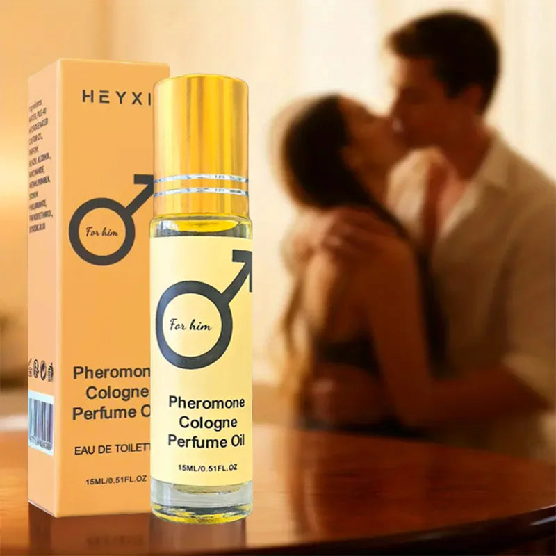 Pheromone Cologne Perfume Oil, lasting fragrance for men and women, portable travel clothes, romantic atmosphere perfume