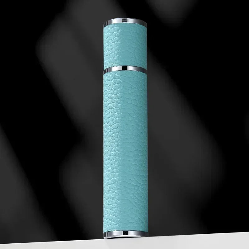 10ML Portable Compact Leather Perfume Bottle Multipurpose Sprayer Refillable Empty Perfume Atomizer for Travel Outdoor Container