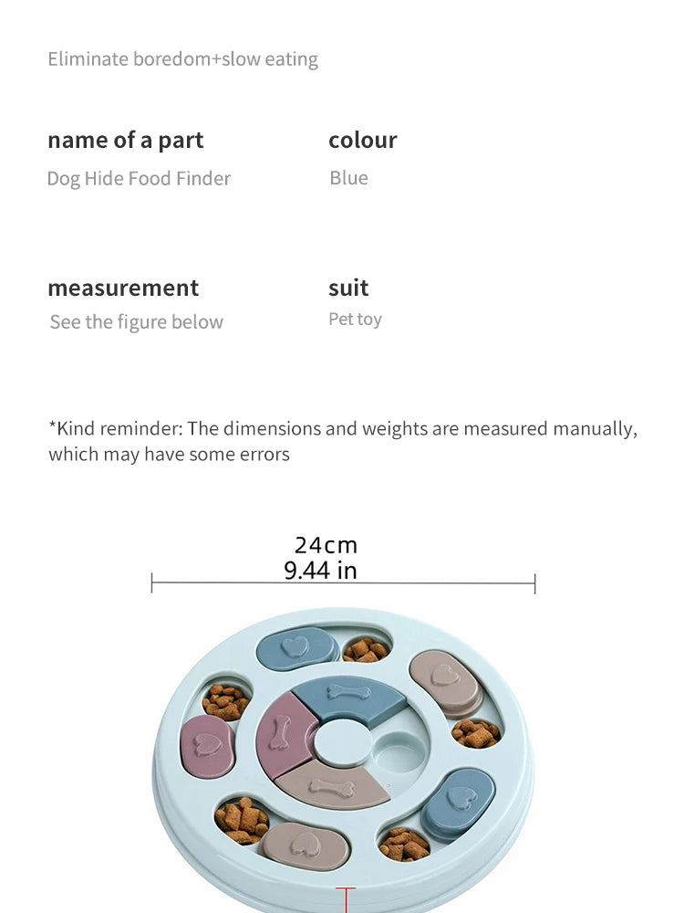 Pet Feeder Dog Educational Toys Increase Puppy Intellectual Food Dispenser