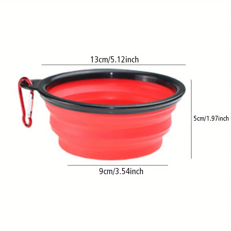 Dog Folding Bowl Portable Dog Travel Bowl