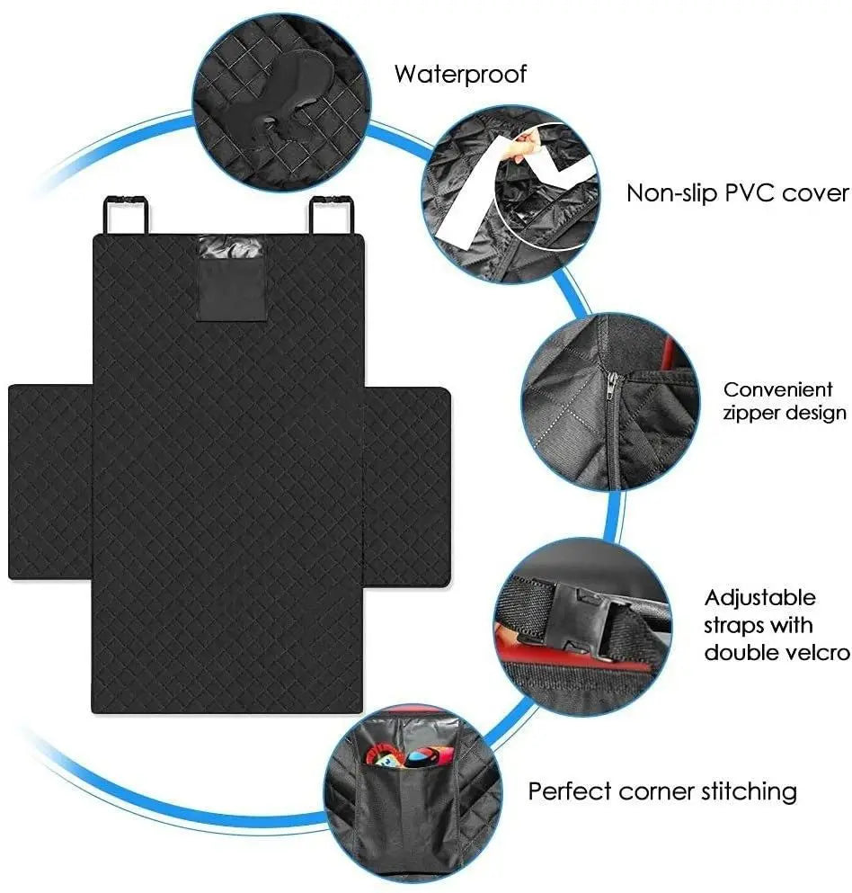 Dog Carrier Wear-resistant Seat Cover For SUV Waterproof Portable Durable Liner Cover Protects Vehicle