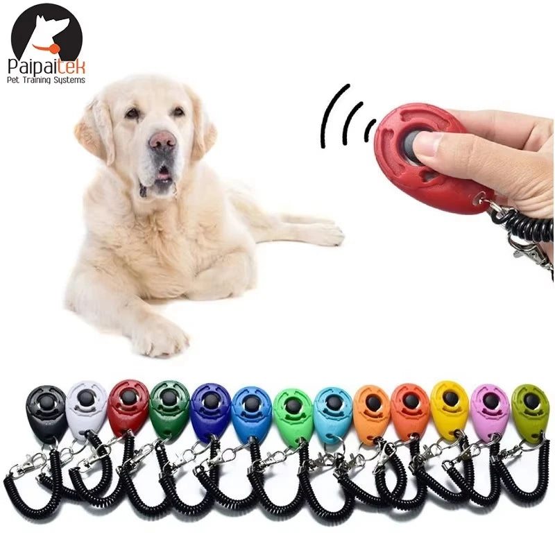 Dog Training Clicker Aid Adjustable WristStrap