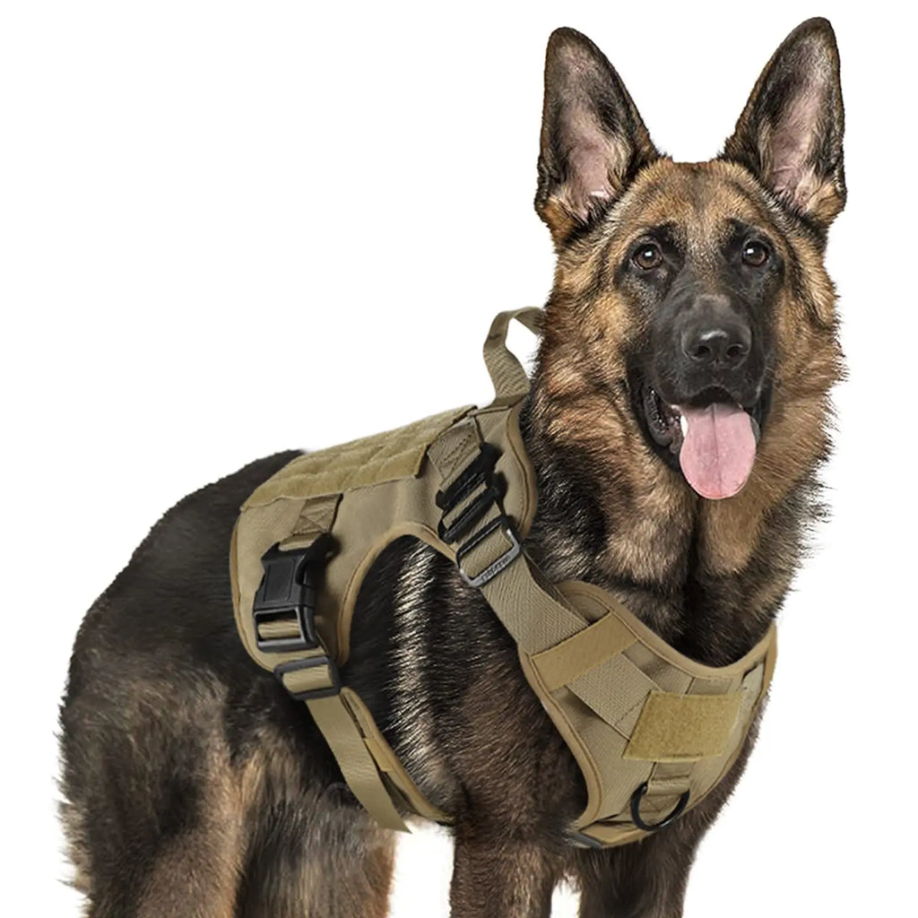 Military Large Dog Harness Training Pet Vest