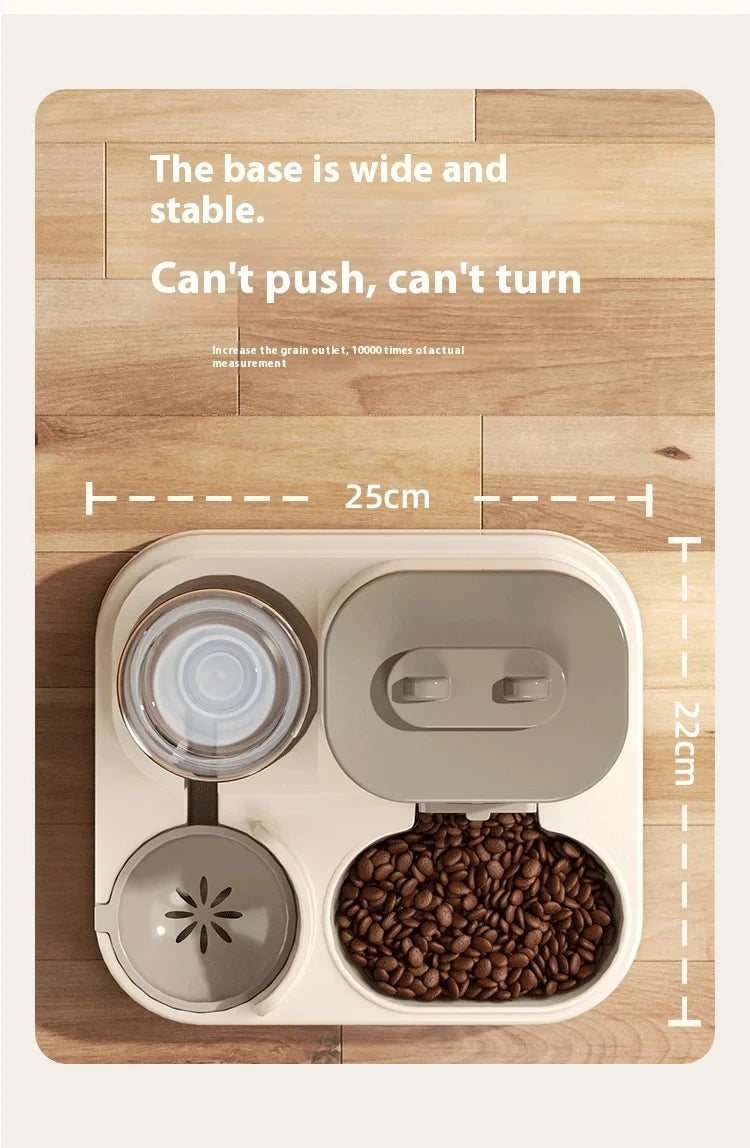 Dog & Cat Automatic Feeder & Waterer Set