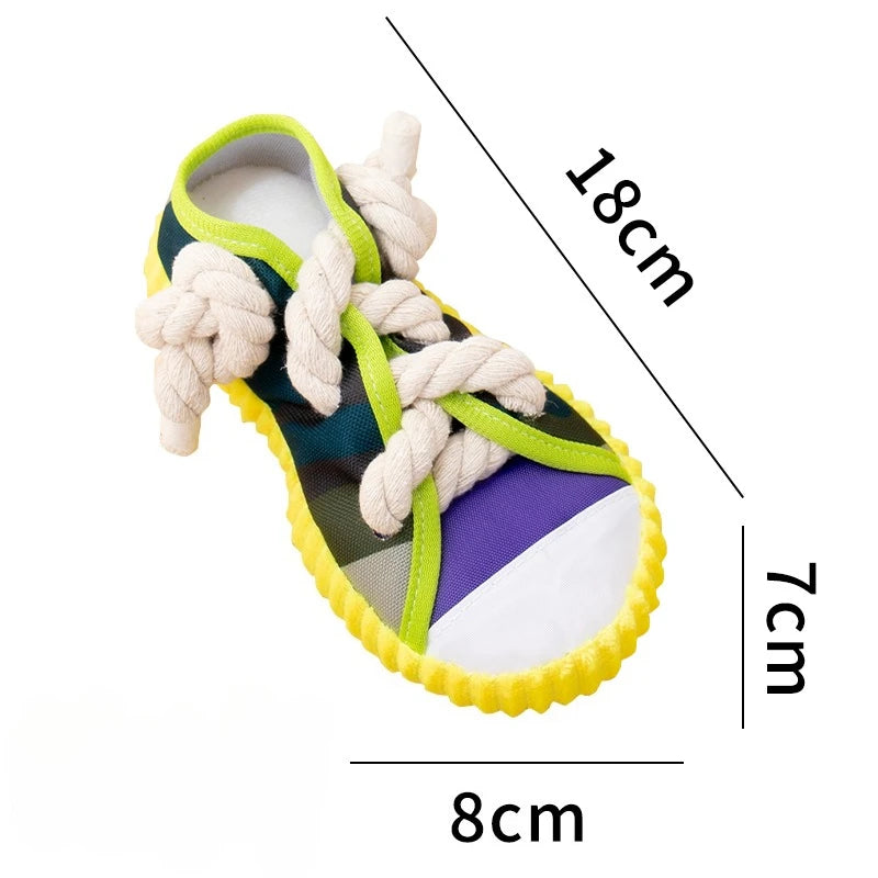 Shoes Knot Cotton Rope Dog Toy