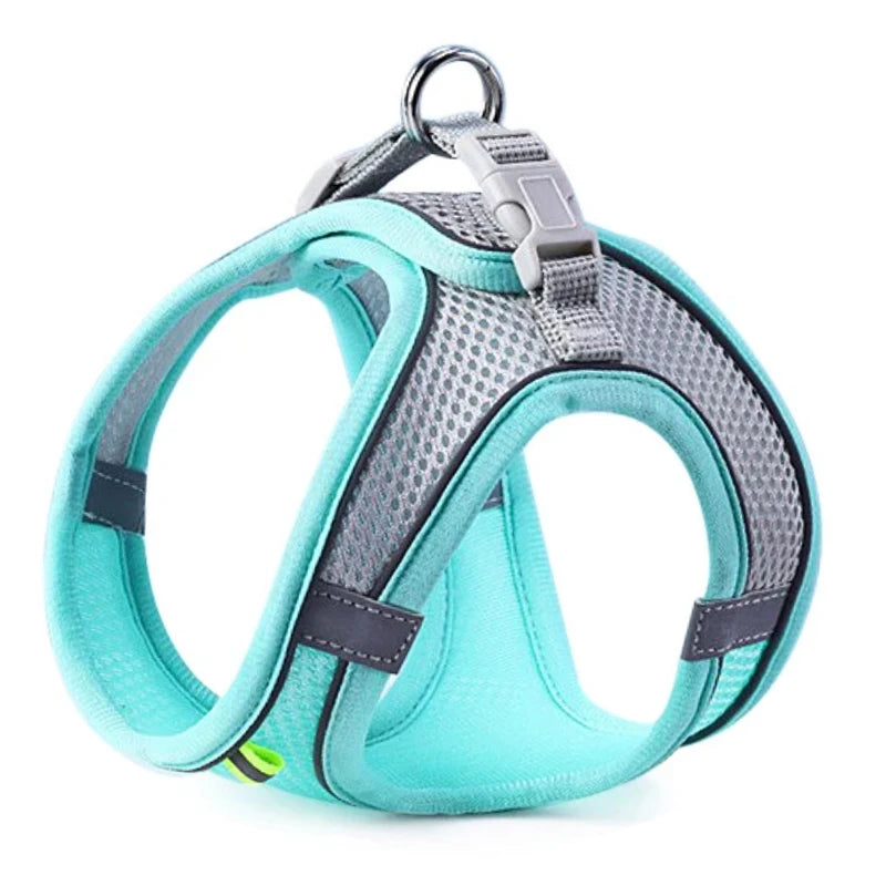 Cat Dog Harness Vest Chest Rope Set Reflective Breathable Pet Harness