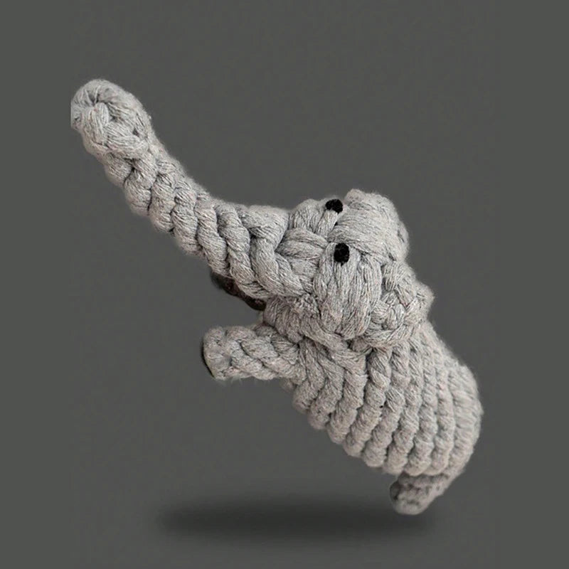 1pcR ope knot grinding teeth resistant hand-woven animal cotton rope