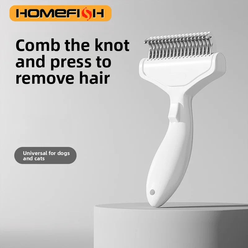 1PC Floating Stainless Steel Dog Hair Removal Brush