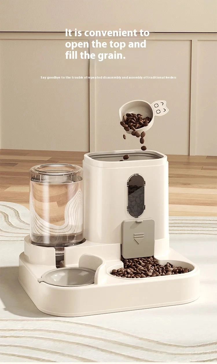 Dog & Cat Automatic Feeder & Waterer Set