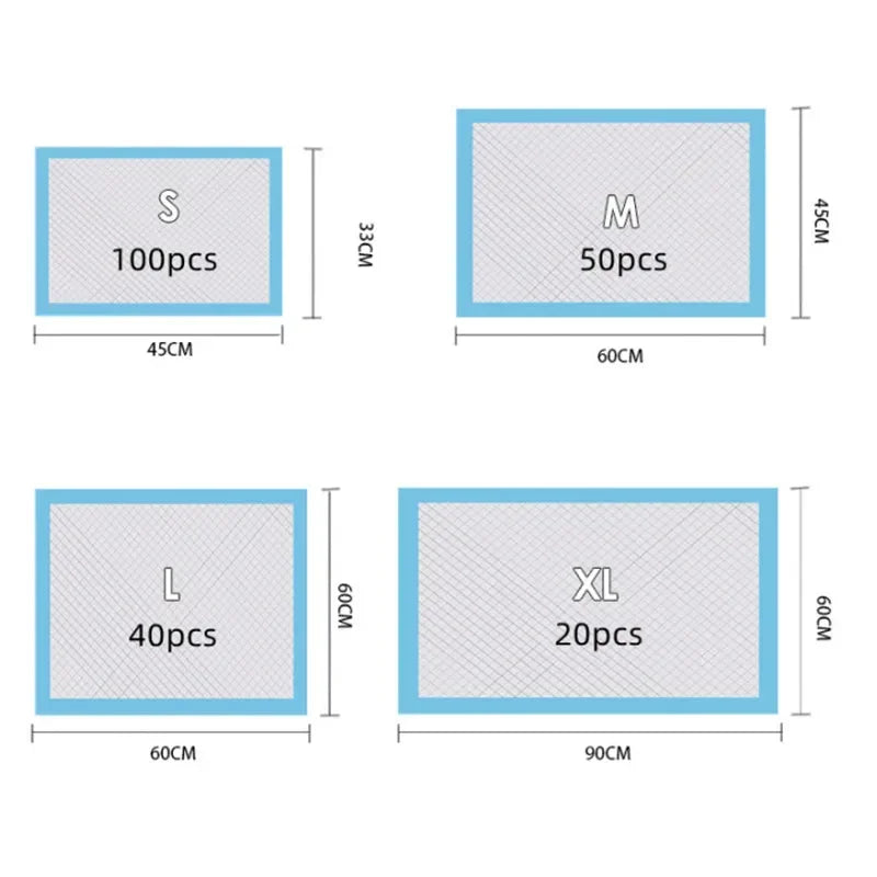 Super Absorbent Pet Diaper Dog Training Pee Pads Disposable