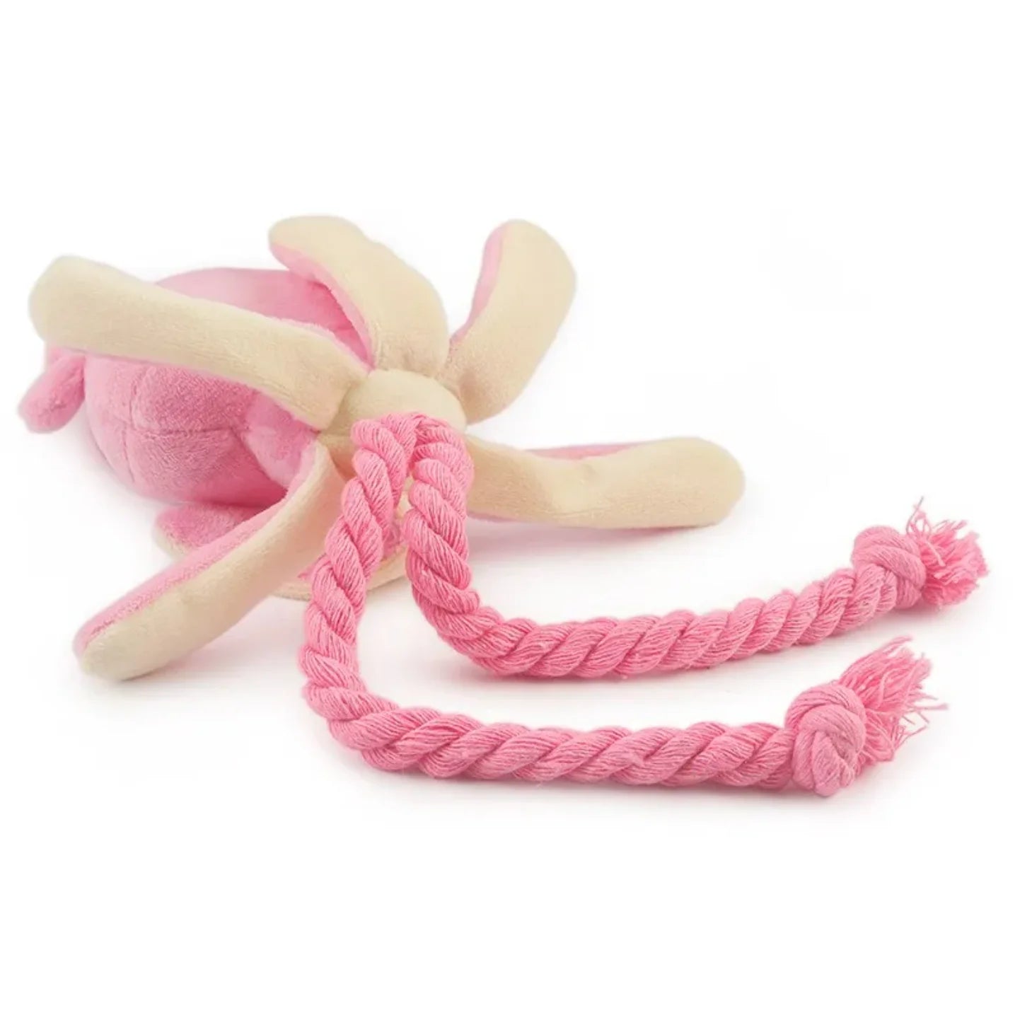 Squid Puppy Pet Dog Chew For Lovely Pink Teeth Cleaning Pet Toy