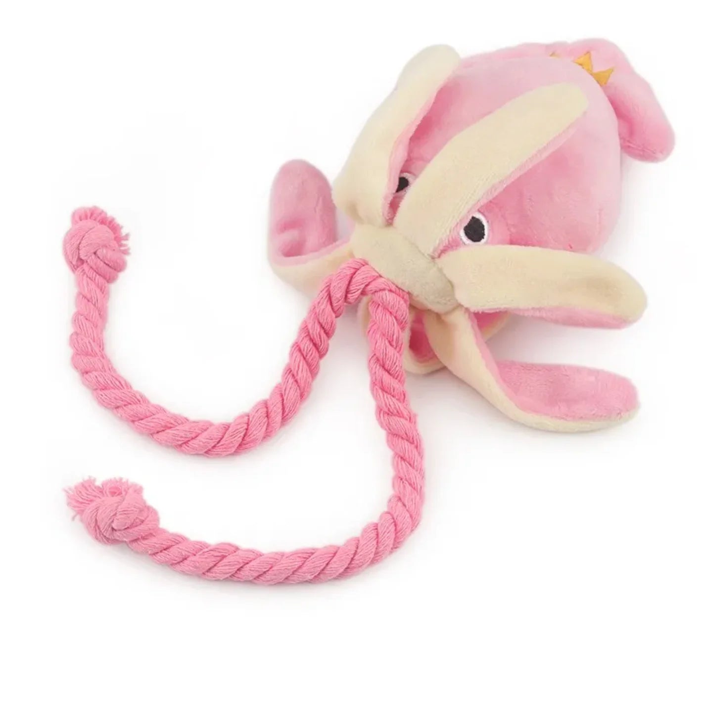 Squid Puppy Pet Dog Chew For Lovely Pink Teeth Cleaning Pet Toy