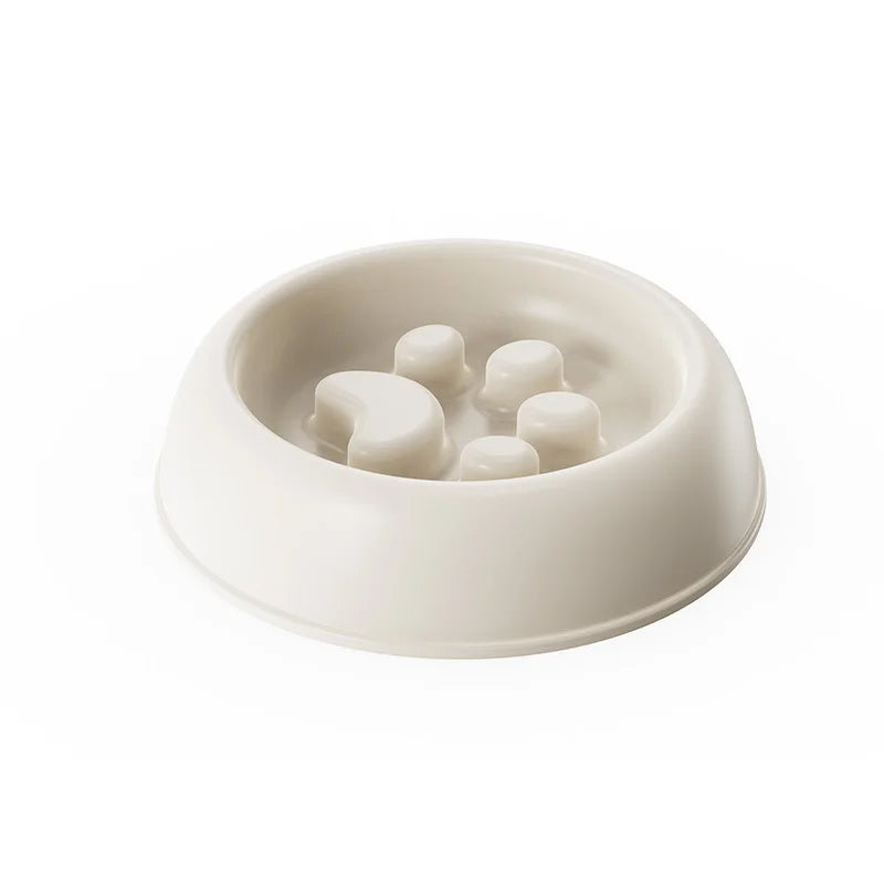Paw Print Slow Feeder Bowls for Dogs,