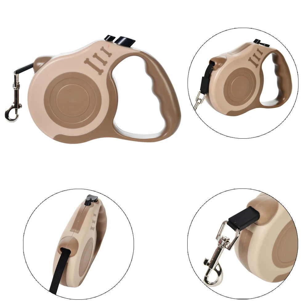 Retractable Pet Dog Leash for Small Big Dogs Hiking Walking