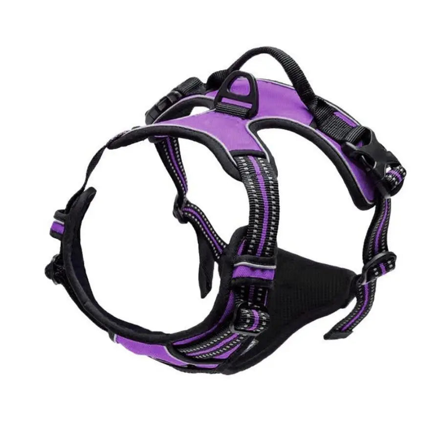 No Pull Dog Harness Front Clip Heavy Duty Reflective