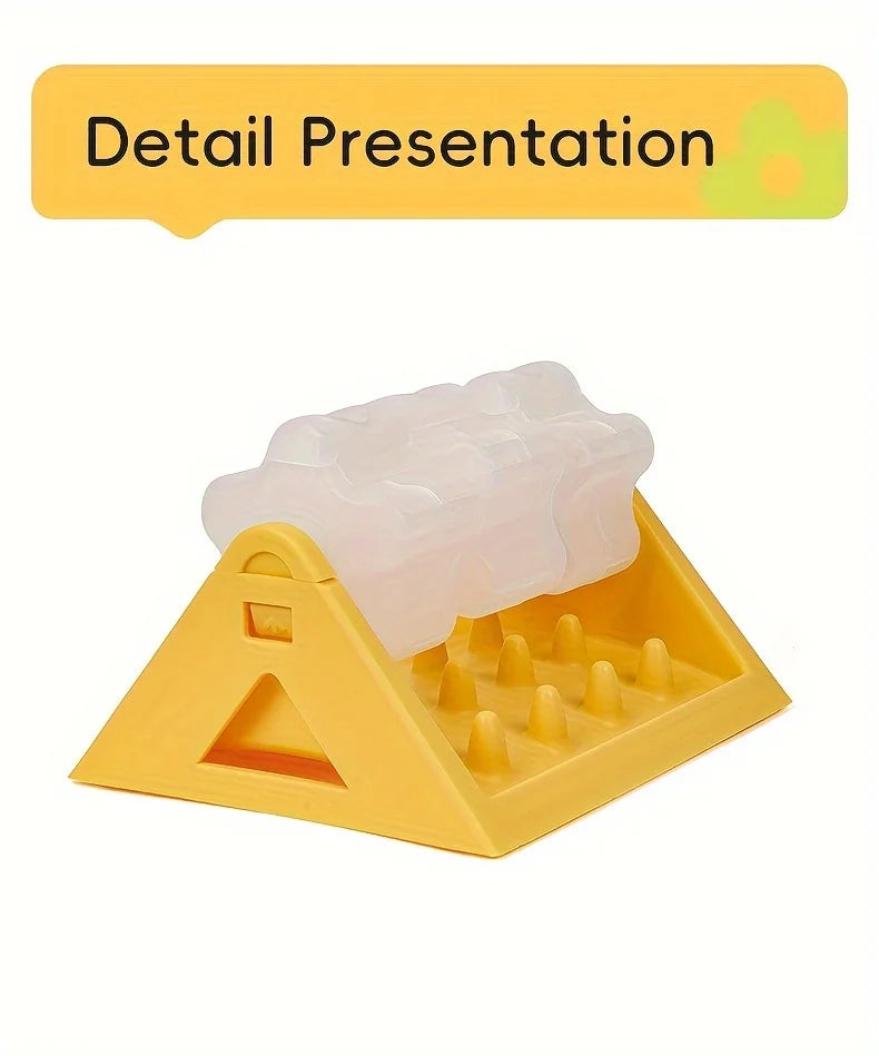 Interactive Dog Food Dispenser Toy, Leak-Proof Design, Slow-Feeding Design