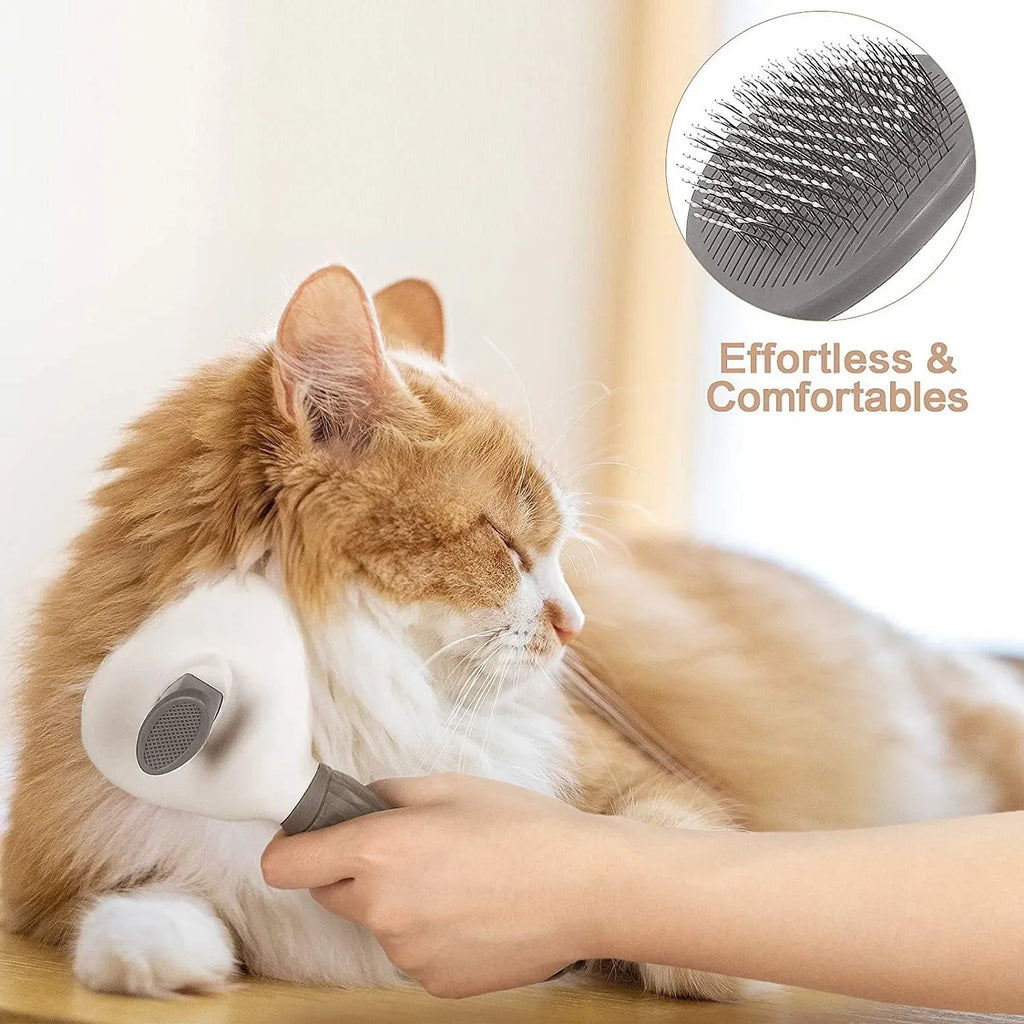 Pet Dog Brush Cat Comb Self Cleaning Pet Hair Remover Brush