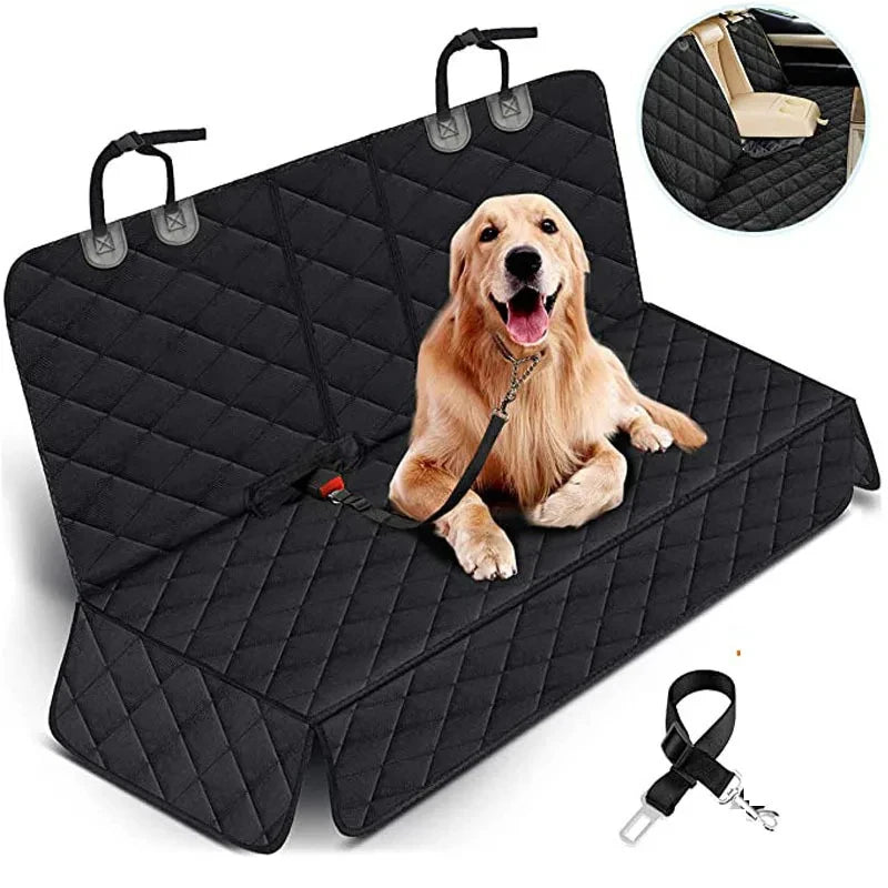Car Dog Seat Cover For Back Seat Waterproof Auto Rear Pet Seat