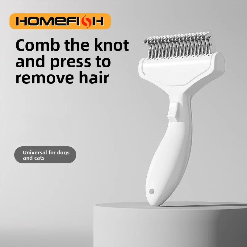 1PC Floating Stainless Steel Dog Hair Removal Brush