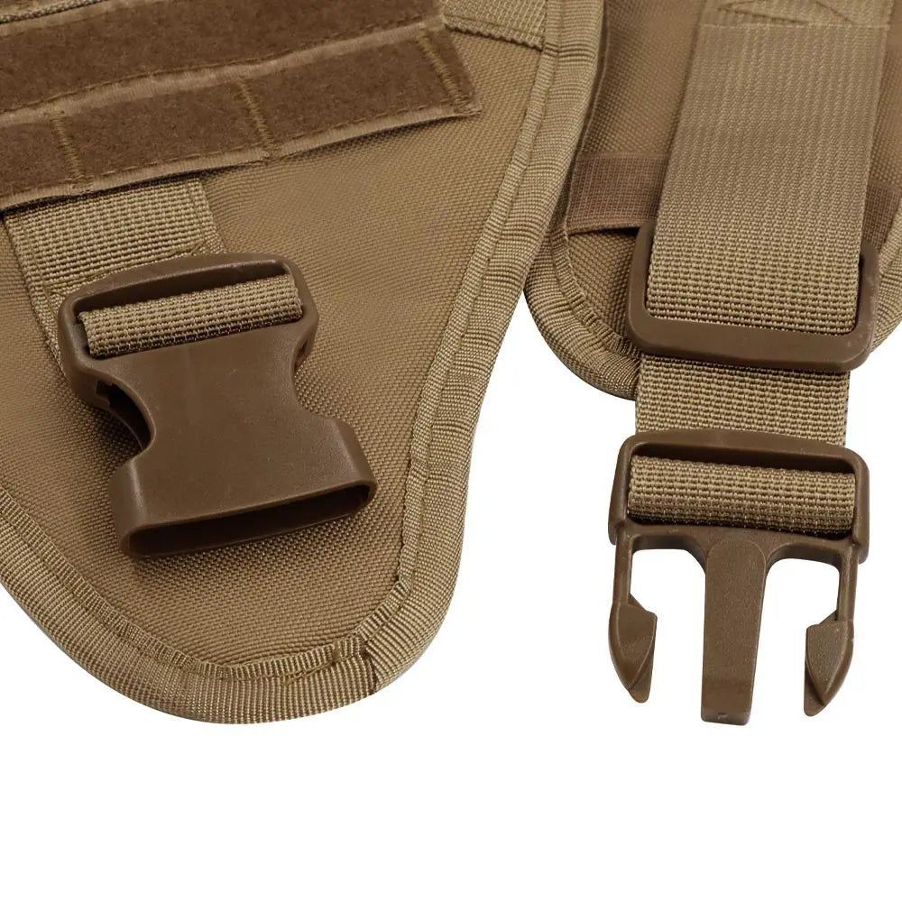 Military Large Dog Harness Training Pet Vest