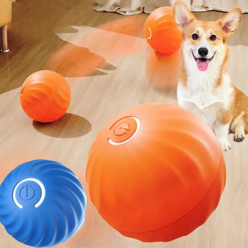 Pet Toy Ball Automatic Moving Dog Toy Ball Smart USB