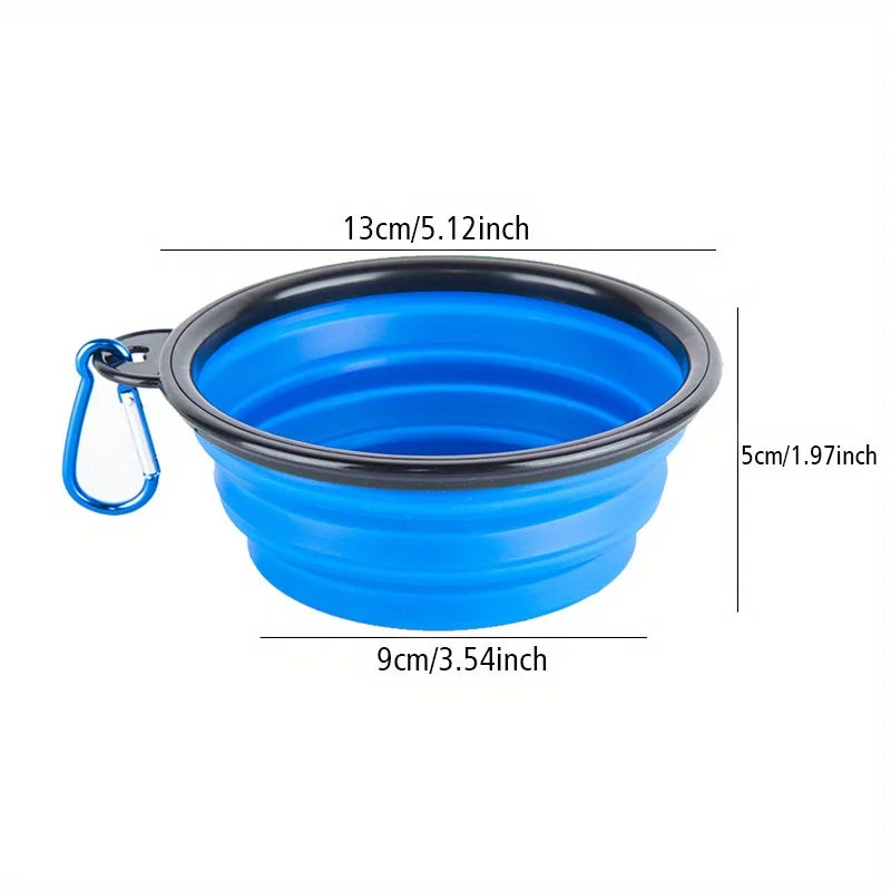 Dog Folding Bowl Portable Dog Travel Bowl