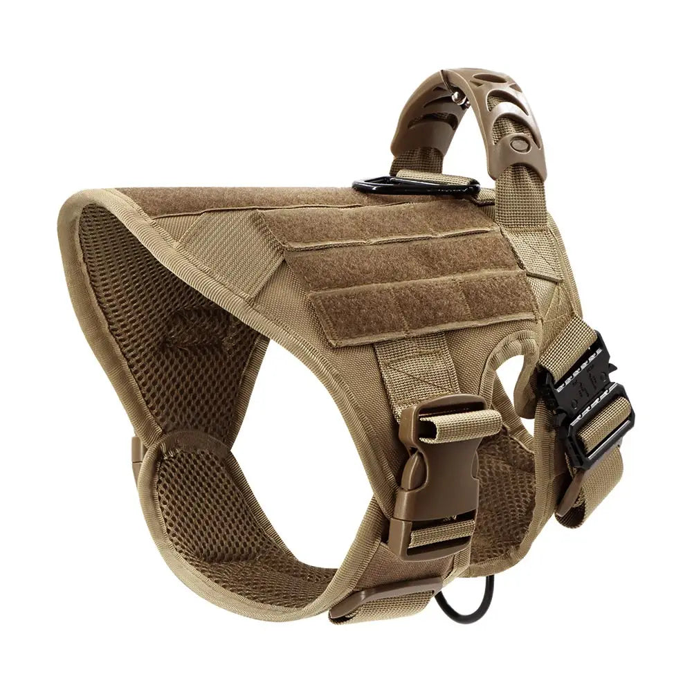Military Large Dog Harness Training Pet Vest