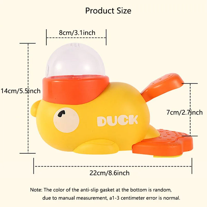 Dog, cat, pet feeder, little yellow duck, interactive puzzle dog feeding machine, anti-slip bottom