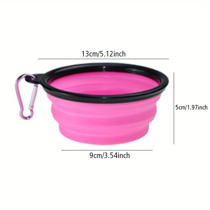 Dog Folding Bowl Portable Dog Travel Bowl