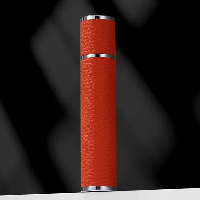 10ML Portable Compact Leather Perfume Bottle Multipurpose Sprayer Refillable Empty Perfume Atomizer for Travel Outdoor Container