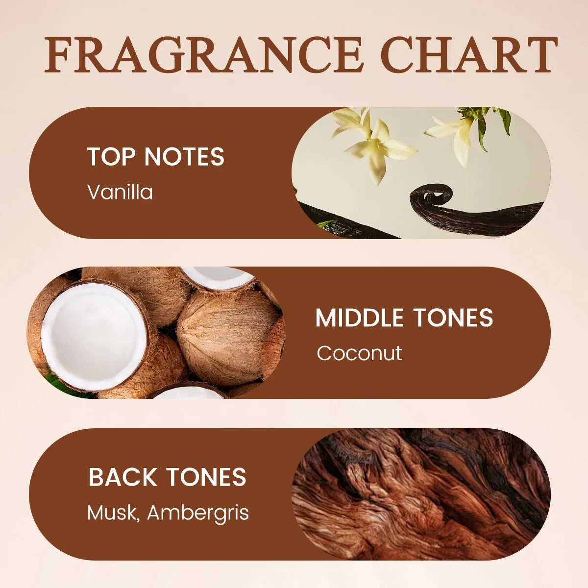 Vanilla Coconut Gourmet Flavor Fresh Eau De Toilette