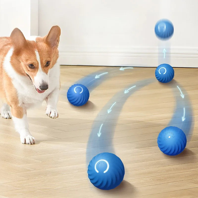 Pet Toy Ball Automatic Moving Dog Toy Ball Smart USB