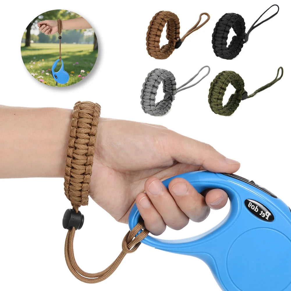 Hand Free Dog Leash Anti-Fall Wrist Strap Adjustable Wristband