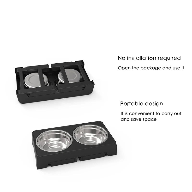 BOOTEELY Elevated Dog Feeder Bowls