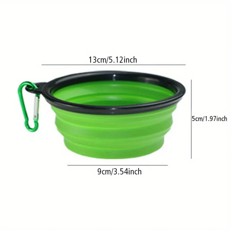 Dog Folding Bowl Portable Dog Travel Bowl