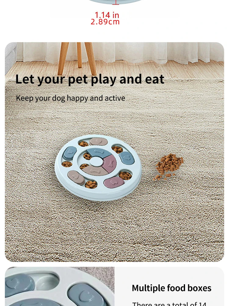 Pet Feeder Dog Educational Toys Increase Puppy Intellectual Food Dispenser