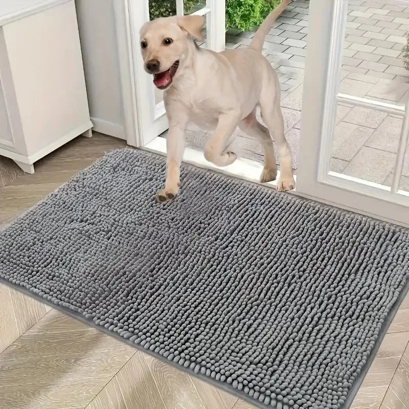 Dog Doormats for Muddy Paws Absorbent Non-slip Washable Mat