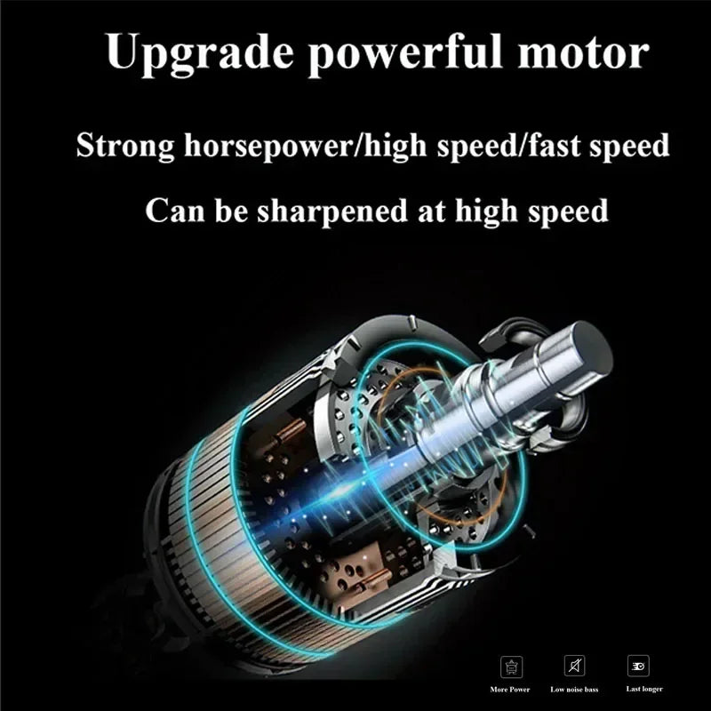 New Electric Dog Nail Clippers Rechargeable USB Charging LED Light