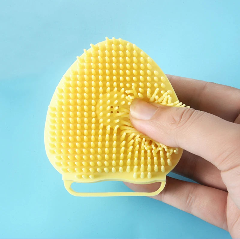 Silicone Dog Bath Massage Gloves Brush Pet Cat Bathroom Cleaning Tool