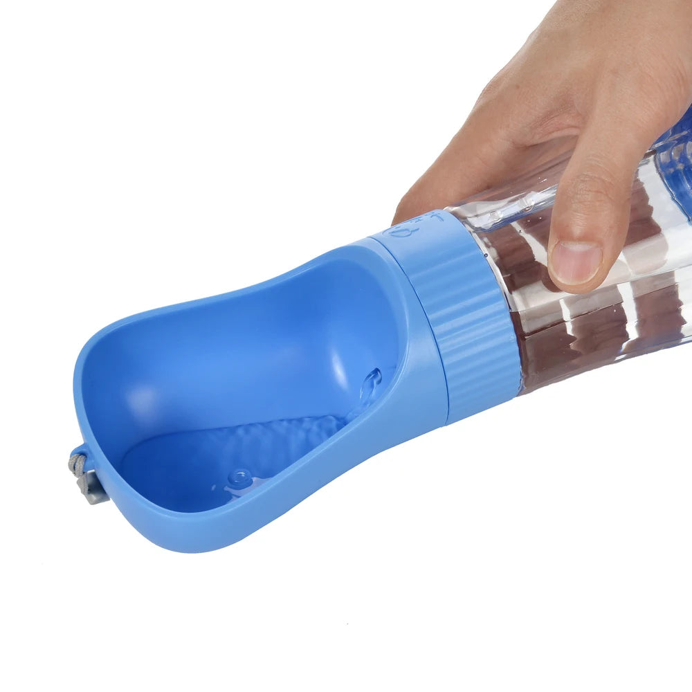 Portable Dog Water Bottle With Food Container