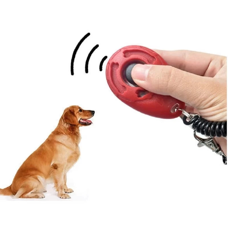 Dog Training Clicker Aid Adjustable WristStrap