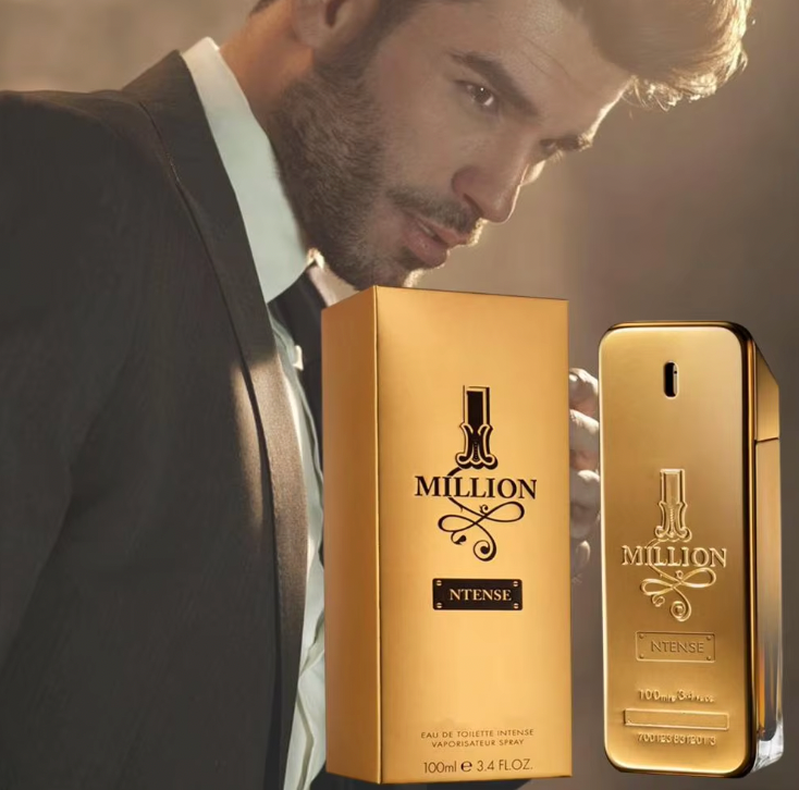 New 100ml Perfume Golden Million Gold Brick Extrait