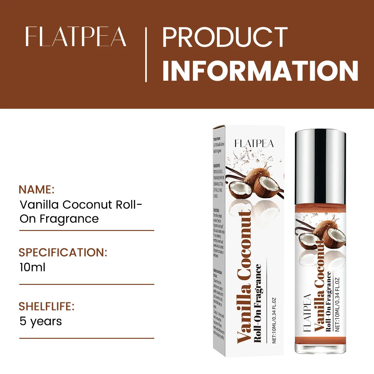 Vanilla Coconut Gourmet Flavor Fresh Eau De Toilette